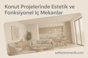 Read more about the article Konut Projelerinde Estetik ve Fonksiyonel İç Mekanlar