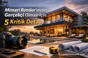 Read more about the article Mimari Render’ınızın Gerçekçi Olması İçin 5 Kritik Detay