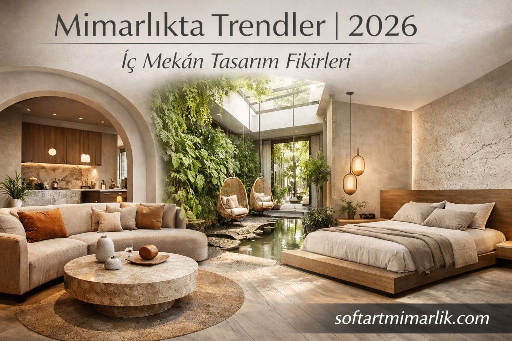 Mimarlıkta Trendler | 2026 İç Mekân Tasarım Fikirleri - Soft Art Mimarlık