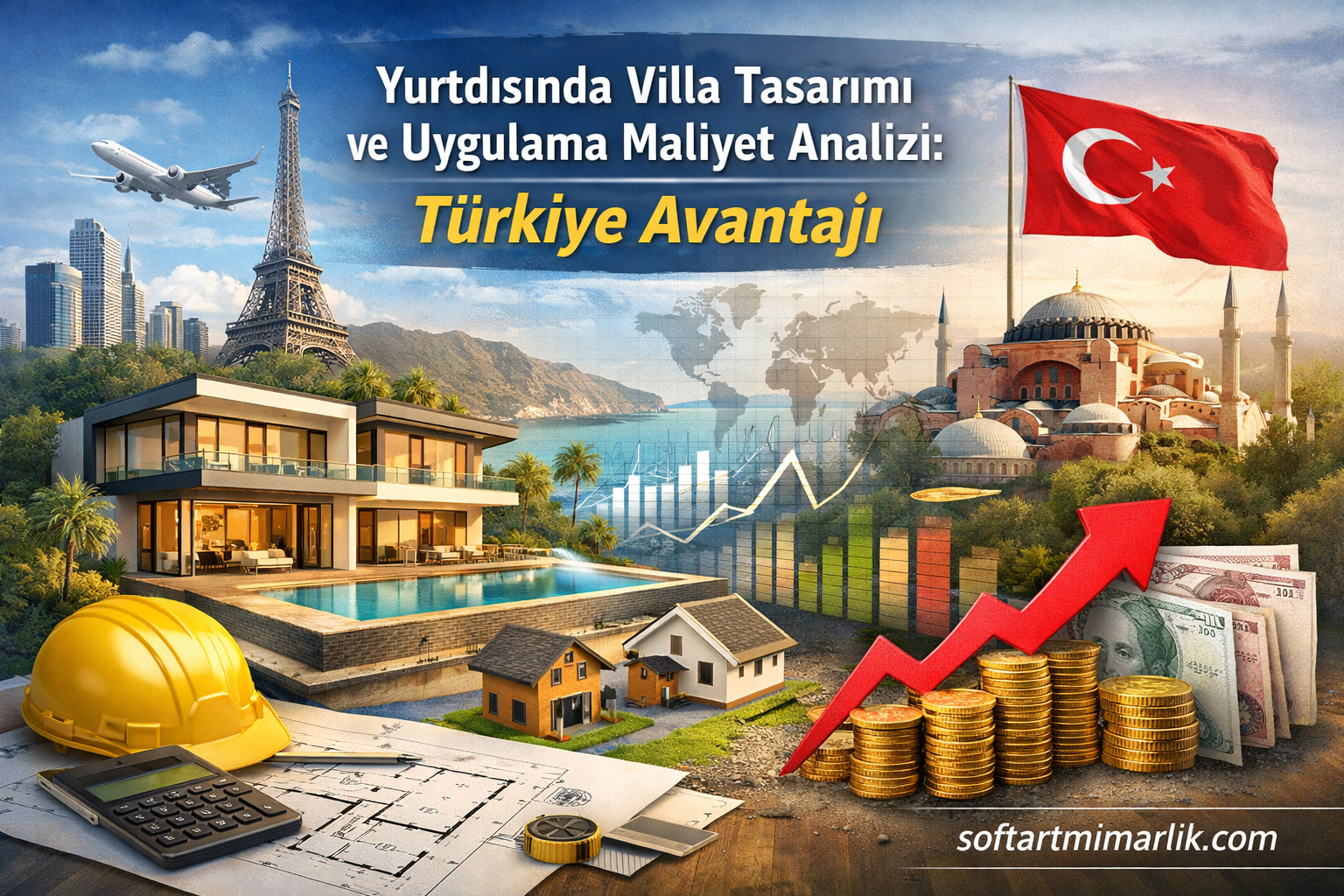 Yurtdışında Villa Tasarımı - Soft Art Mimarlık
