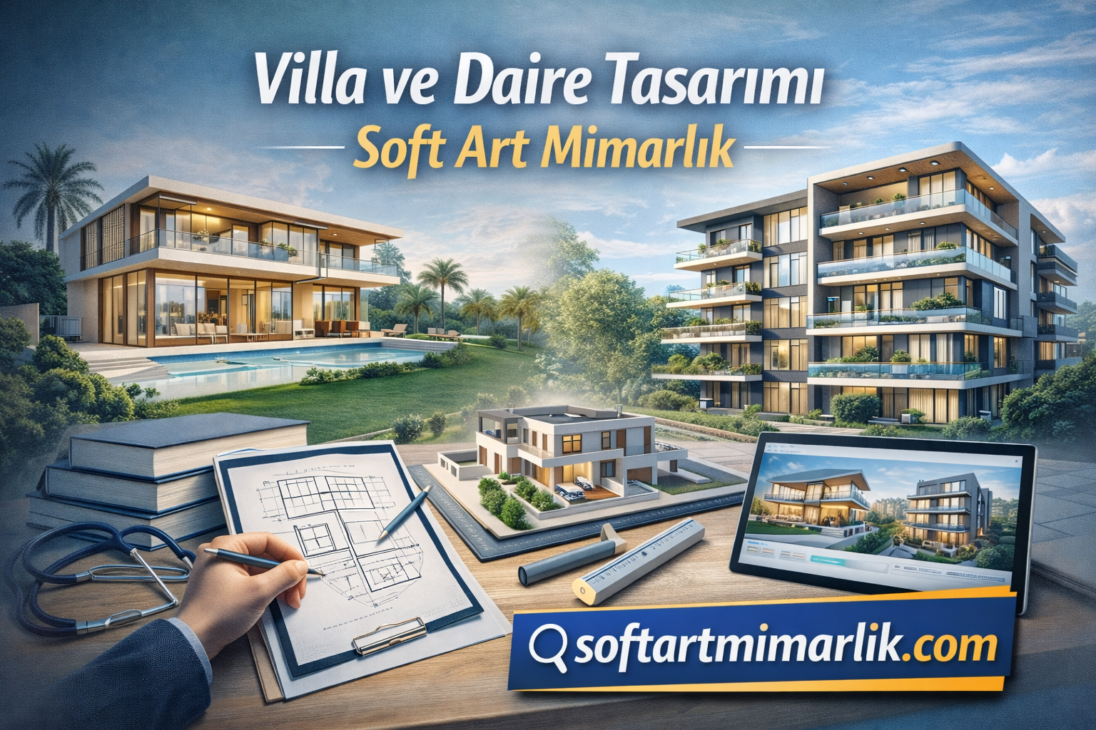 Villa ve Daire Tasarımı - Soft Art Mimarlık