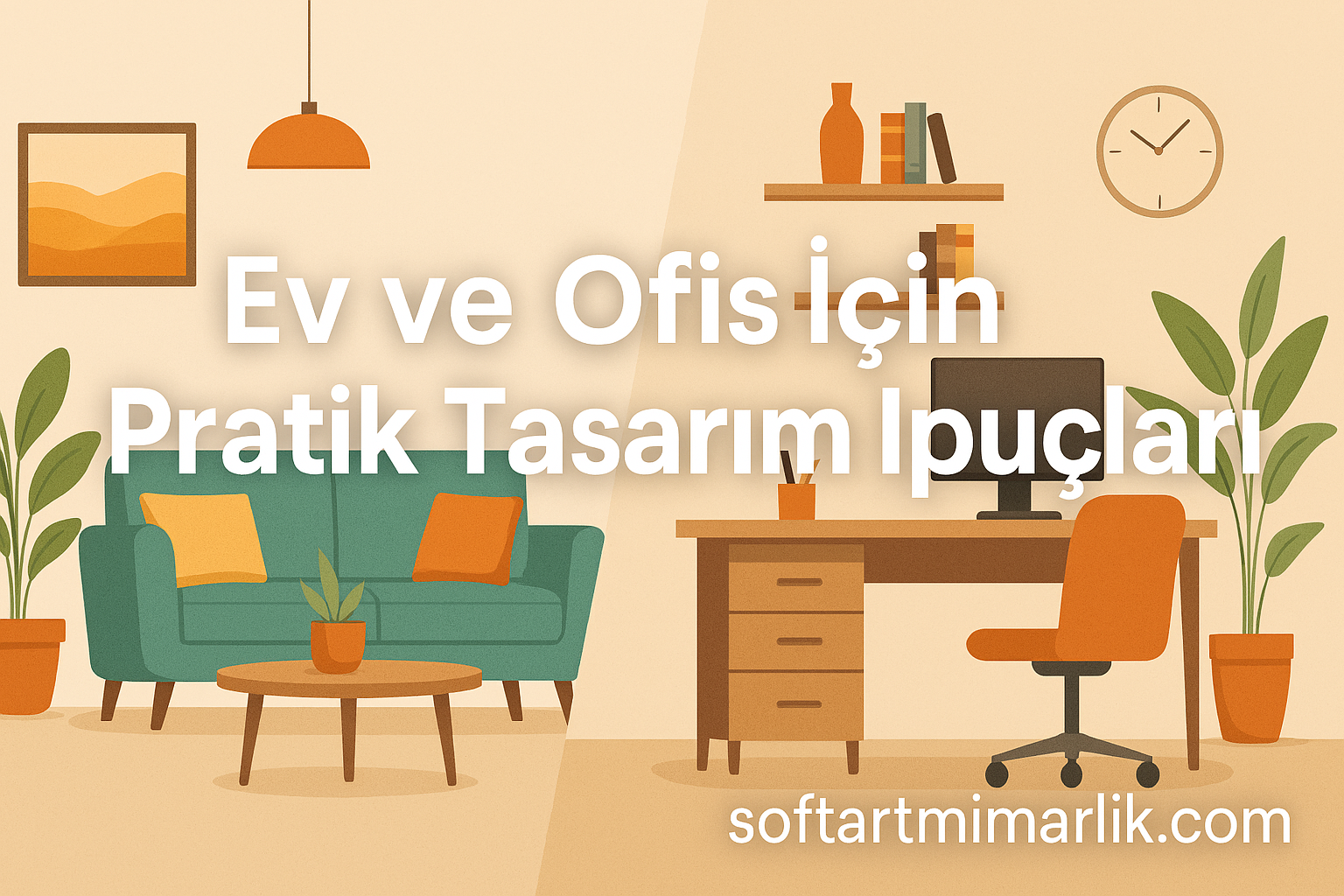 Ev ve Ofis İçin Pratik Tasarım İpuçları - Soft Art Mimarlık