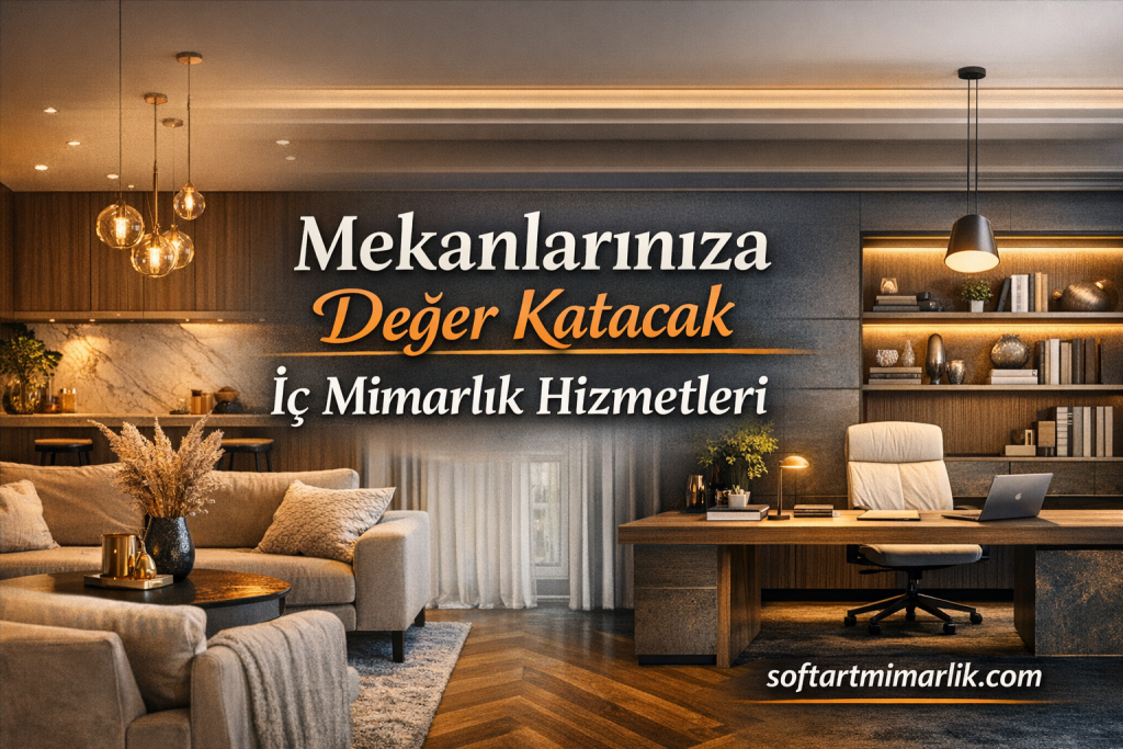 Mekanlarınıza Değer Katacak İç Mimarlık Hizmetleri - Soft Art Mimarlık