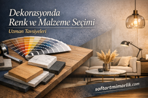 Read more about the article Dekorasyonda Renk ve Malzeme Seçimi | Uzman Tavsiyeleri