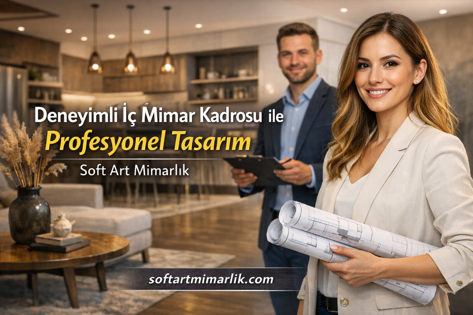 Deneyimli İç Mimar Kadrosu ile Profesyonel Tasarım - Soft Art Mimarlık
