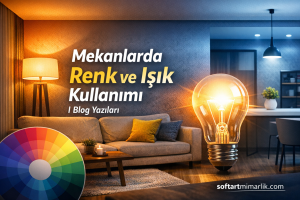 Read more about the article Mekanlarda Renk ve Işık Kullanımı | Blog Yazıları